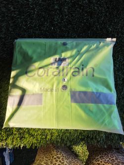 Coralrain Raincoat Green Size Large