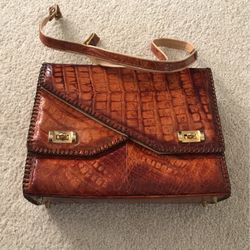 Vintage Genuine Alligator Purse 