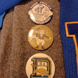 1960s Tiger Frolics Badges From Delhaas High School In Bristol-Levittown,PA