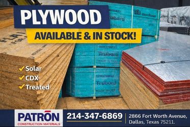 Plywood Available & Instock