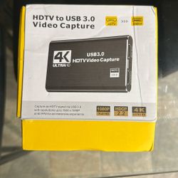 HDTV to USB 3.0 Video Capture Card – Full HD / 4K Support 