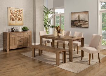6 pc Transitional Dining set!!!