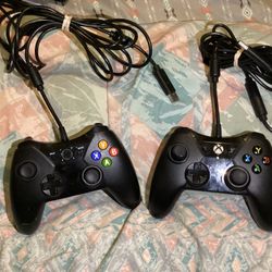 Power A 1414135-02 & Power A 1427470-01 wired controllers for Xbox 360 & PC