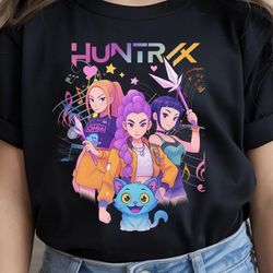 HUNTR/X K-Pop Anime Graphic T-Shirt 