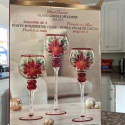 Glass Candle Holder