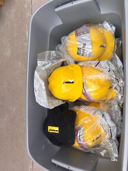 Brand new hard hats