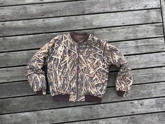 Camo Quilted Puffy Style Jacket