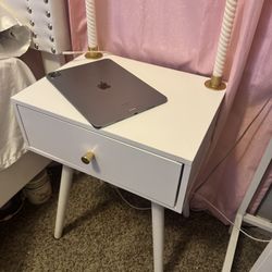 White nightstand single
