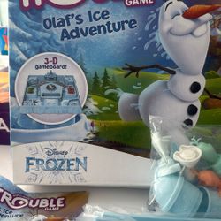 Frozen 3-D Game Olaf Trouble 