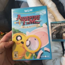 Factory Sealed Brand New Wii U Game Adventure Time Finn And Jake Investigations