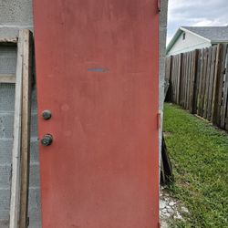 Metal Fire Code Garage Door  32"