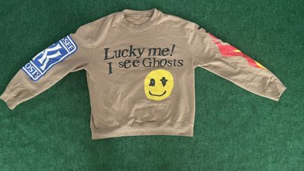 CACTUS PLANT FLEA MARKET KIDS SEE GHOSTS CREWNECK  FLOG GNAW CPFM X