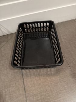Black Perforated Utility Tray