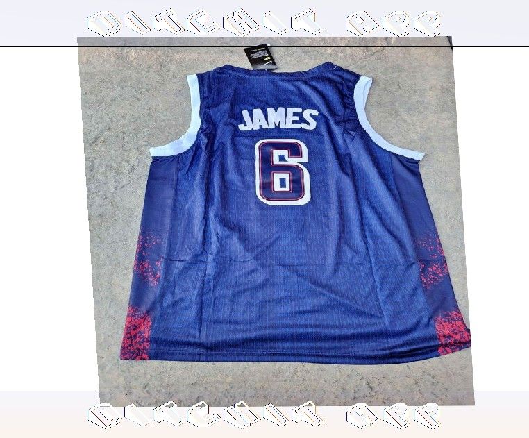 explain like LeBron James USA Jersey Real Athletic Wear