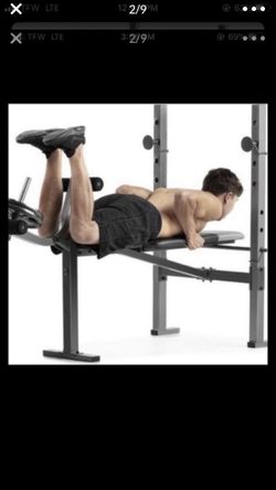 New Sealed Box Weider XR 6. I includes Weight Bench Incline & Decline and Full Rack The Barbell nor the Weights aren’t included