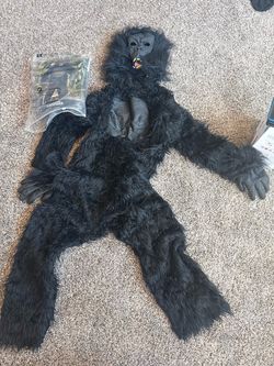 Gorilla 🎃 Halloween 🎃 Costume with Mask and Gloves