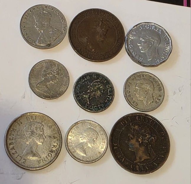 Canada old and silver (17 coins)