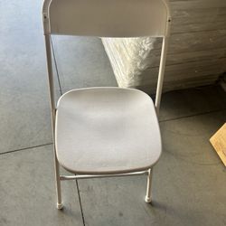 For Sale New10 Adult White Plastic Folding Chairs In The Box $100 Each Box