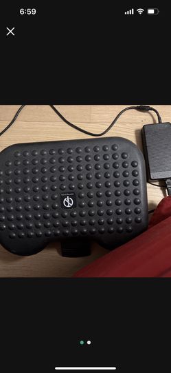 Mind Reader Rest, Ergonomic Foot, Pressure Relief for Comfort, Back, and Body, 3 Height, Black