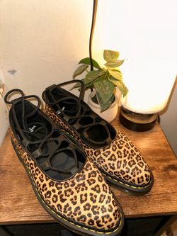 Dr Martens ELPHIE ll Leopard Ballet Flats Size 9