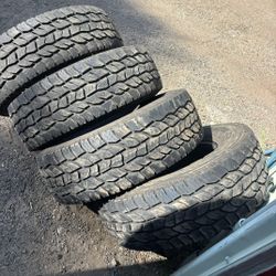 275/70R17 Cooper Discoverer AT3 Tires (4) Installed 