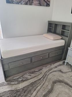 Gray Twin  Bunk Bed