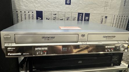 Panasonic DMR-E75V VCR & DVD Recorder Duo Combo Vintage WORKING