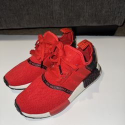 Adidas NMD R1 Speckle Pack Scarlet Size 4Y