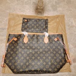 Neverful MM Tote Bag With Pouch 