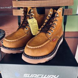 SUREWAY SOFT TOE WORK BOOTS 