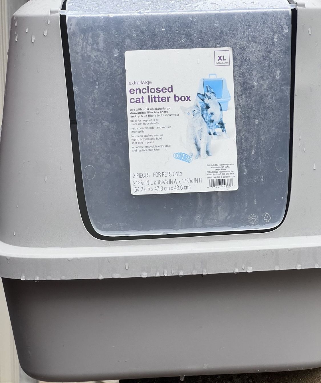 Litter Box And Cat Carrier Combo