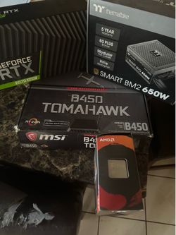 Computer parts (gpu,cpu, motherboard and power supply)