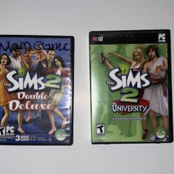 Sims 2 Double Deluxe + Sims University Expansion Pack