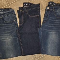 Men's American Rag Comfort Stretch Slim Fit Denim Jeans - 30x32 - Info in the Description 