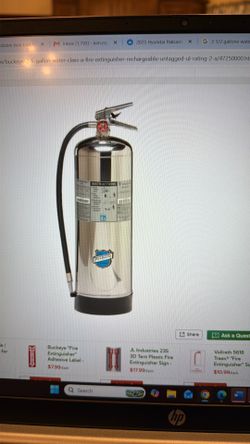 Water Fire Extinguisher 2 1/2 Gallon