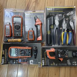 Klien Tools 6 Piece Cl800 Volt Meter Tester Kit Etc … Read Below 