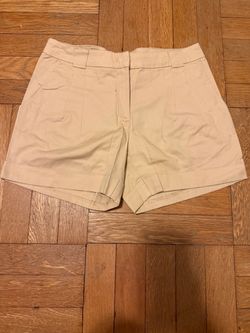 H&M Beige Tailored Shorts size 4 US