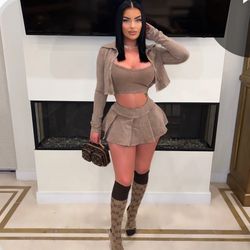 3 Piece Skater Skirt Set