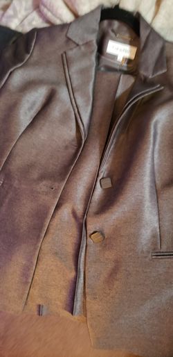 Sz 4 Power Suit And Leather Jacket