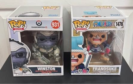 Large Funko Pops Overwatch One Piece just $15 each