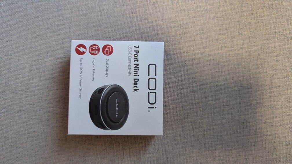 Codi 7 Port Doc For Laptop Computer Mac And PC