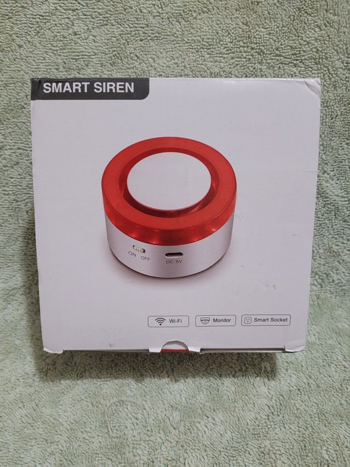 Wifi Smart Home Security Protection Alarm Kits Strobe Flash Siren Wireless 433.