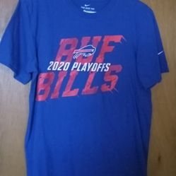 BUFFALO BILLS THE NIKE TEE 2020 PLAYOFFS SHIRT SIZE S