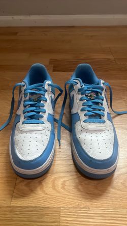 Blue Nike Air Force one  university size 9.5 men’s