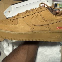Supreme X Nike Air Force 1 Wheat Size 12 Men’s 