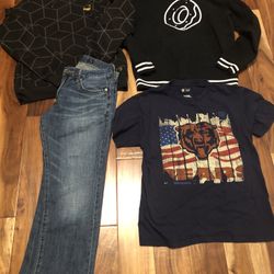 Bundle Of Clothes Size M Youth . Jean Lucky Brand  Like New Size W 30 L 30  . 