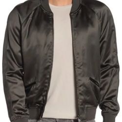All Saints Bomber Jacket Large 