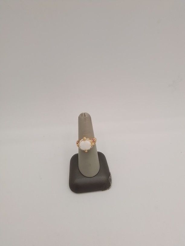 Opal Rose Gold Ring