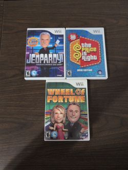 Nintendo Wii Game Show Games Lot