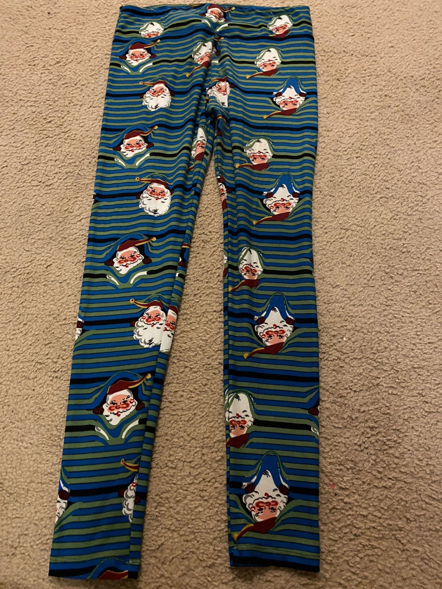 Lularoe Santa Leggings